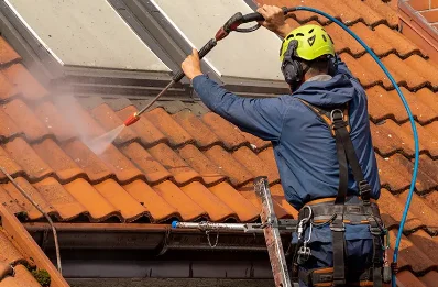 Démoussage et hydrofuge de toiture à Vasles